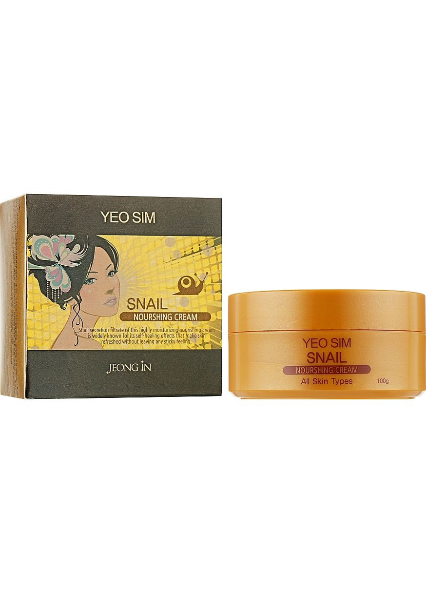 Питательный крем для лица с улитковым экстрактом Snail Nourishing Cream 100g (1032062-22561) Yeo Sim (369548510)
