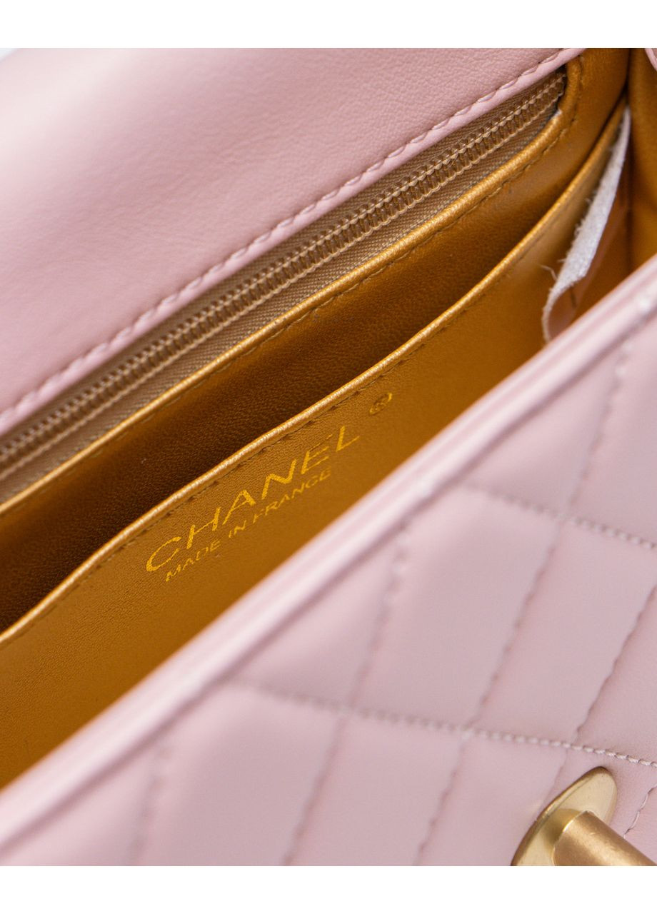 Сумка жіноча Mini Classic Single Flap in Pink Gold No Brand (355343159)