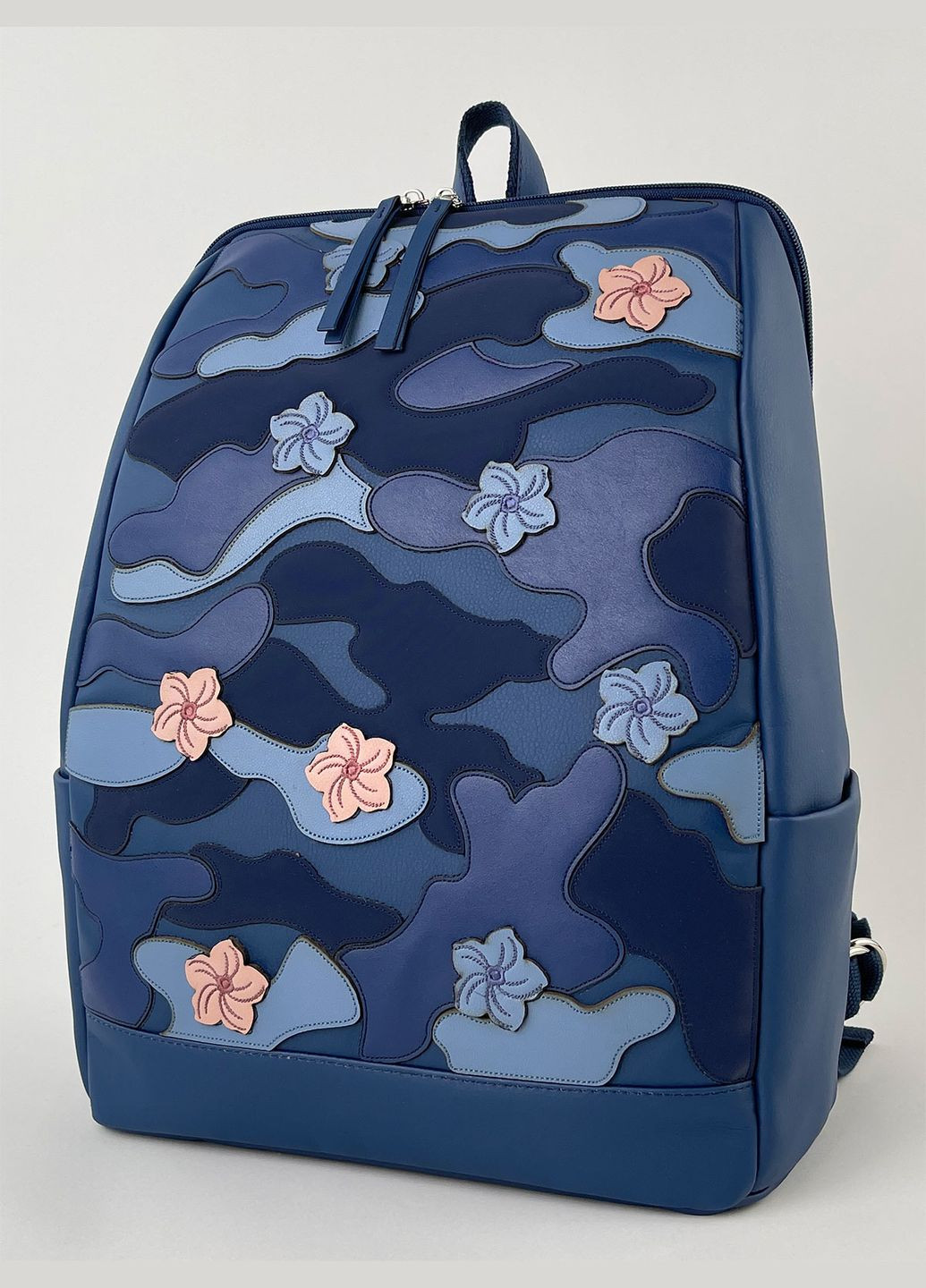 Комплект (рюкзак и косметичка) N23007 синий Alba Soboni міський (280930822)