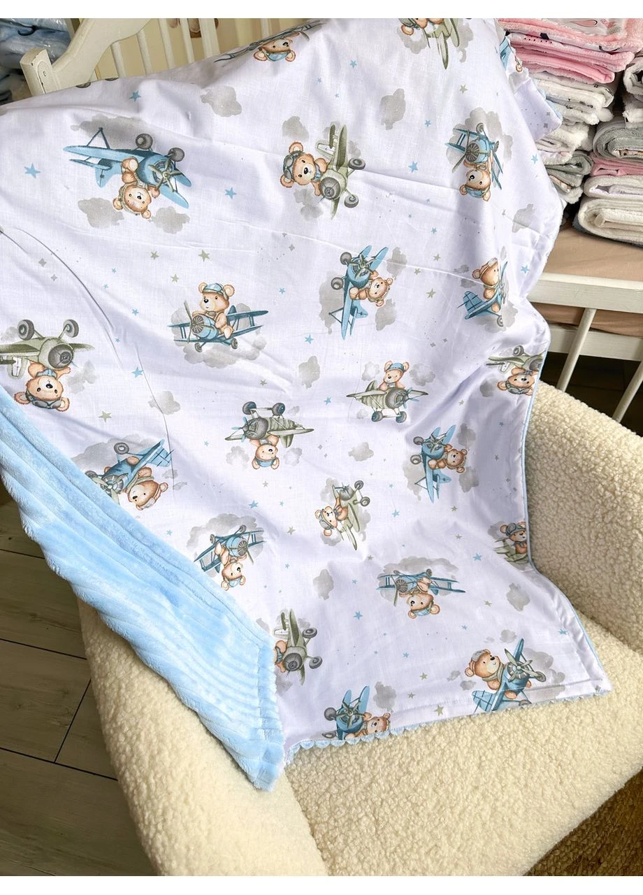 Дитячий пледик Мінкі без утеплення No Brand (378016562)