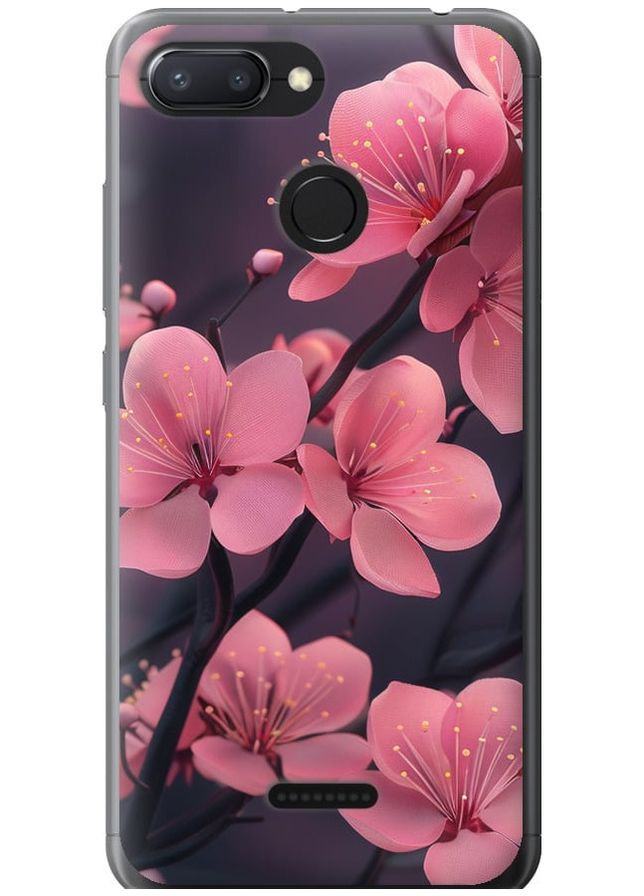 Силіконовий чохол 'Пурпурова сакура' для Endorphone Xiaomi Redmi 6 (287274977)