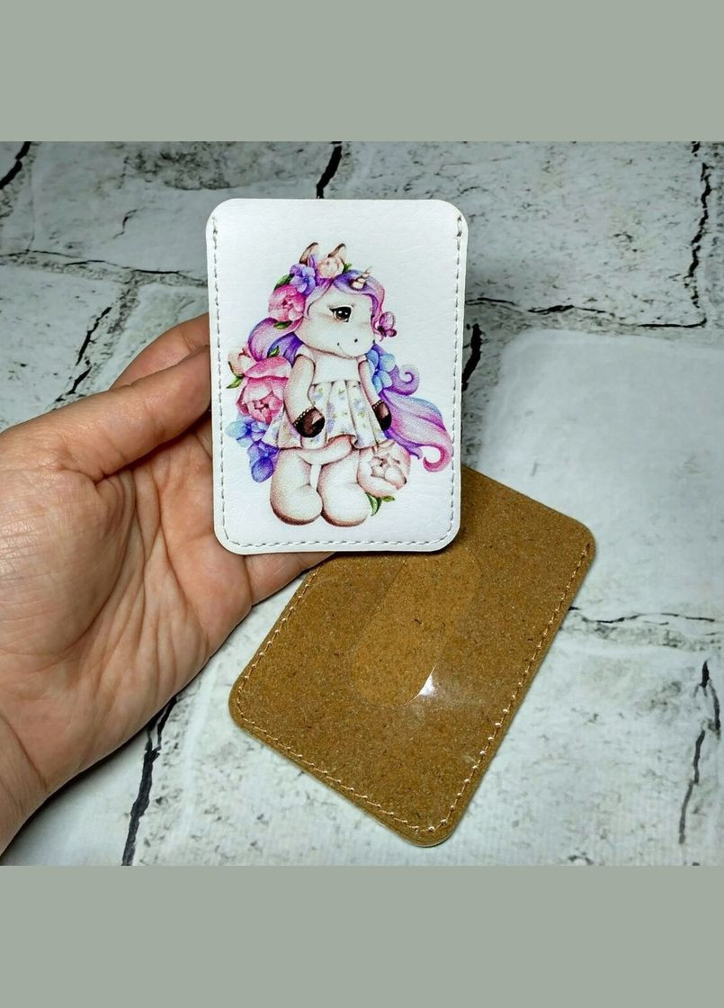 Обкладинка для ID паспорта Єдиноріг обкладинка на пластиковий паспорт права 6,5х9,3 см PASSPORTY (327368231)