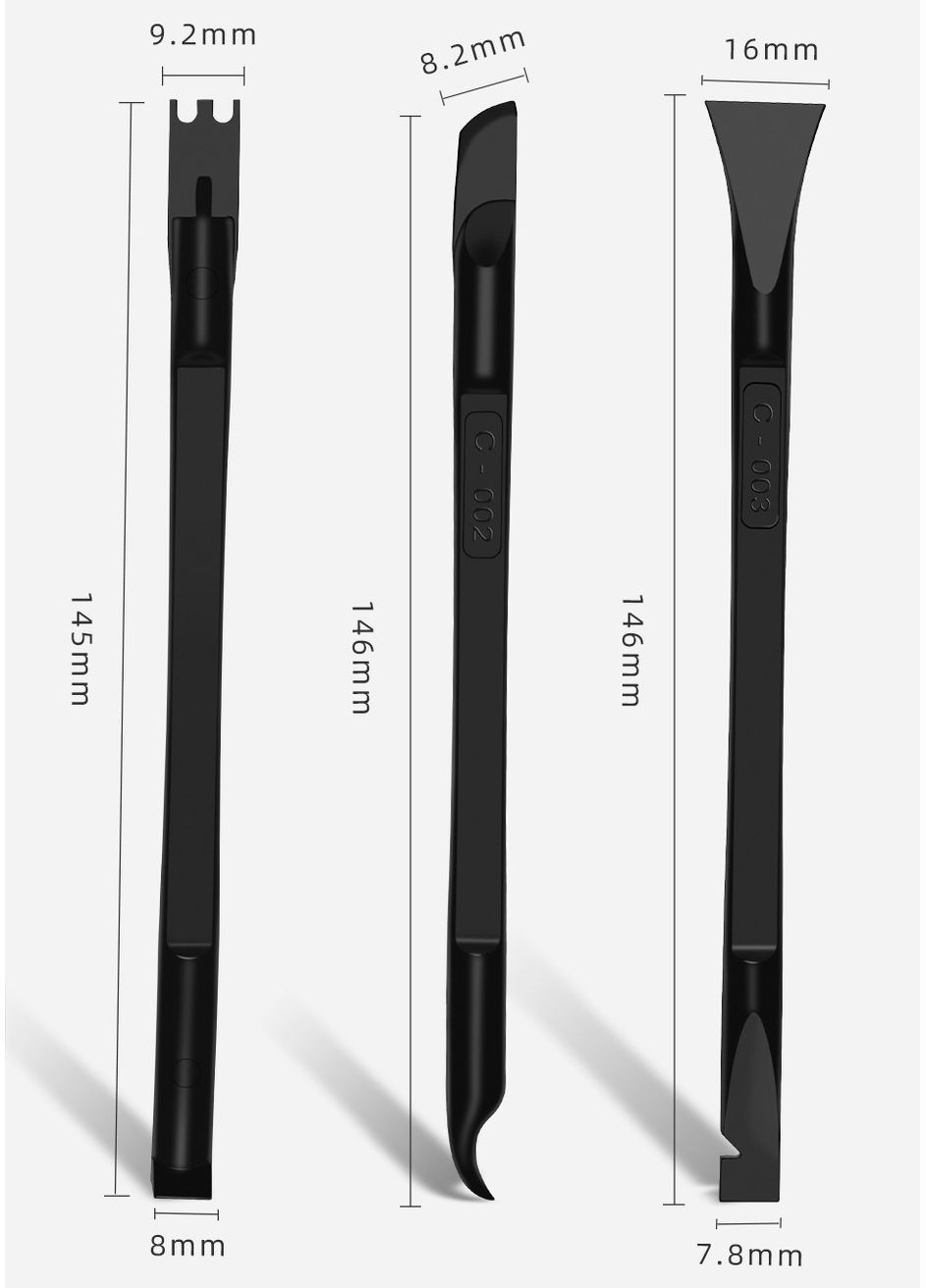 Набір лопаток 10 в 1 TE-A041 для розбирання корпусів смартфонів, ноутбуків, техніки Green No Brand (322566810)