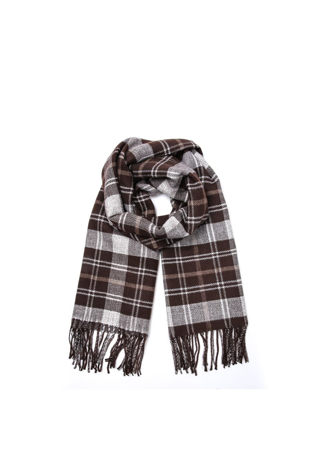 Палантин чоловічий клітинка кашемір ТАНО 952-508 LuckyLOOK 952-508М (368221748)