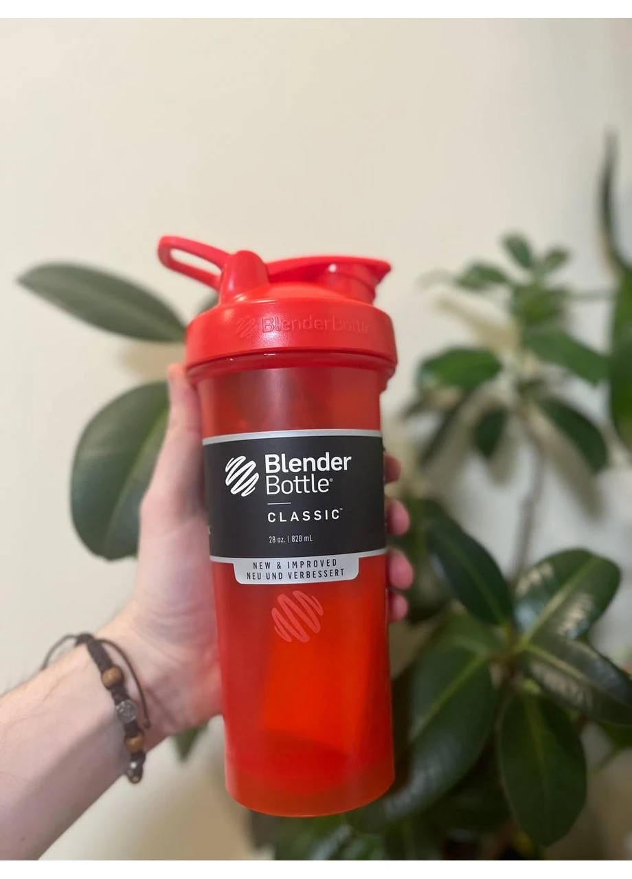 Шейкер спортивний BlenderBottle Classic Loop PRO 28oz/820ml Red (500482) Blender Bottle (383398019)