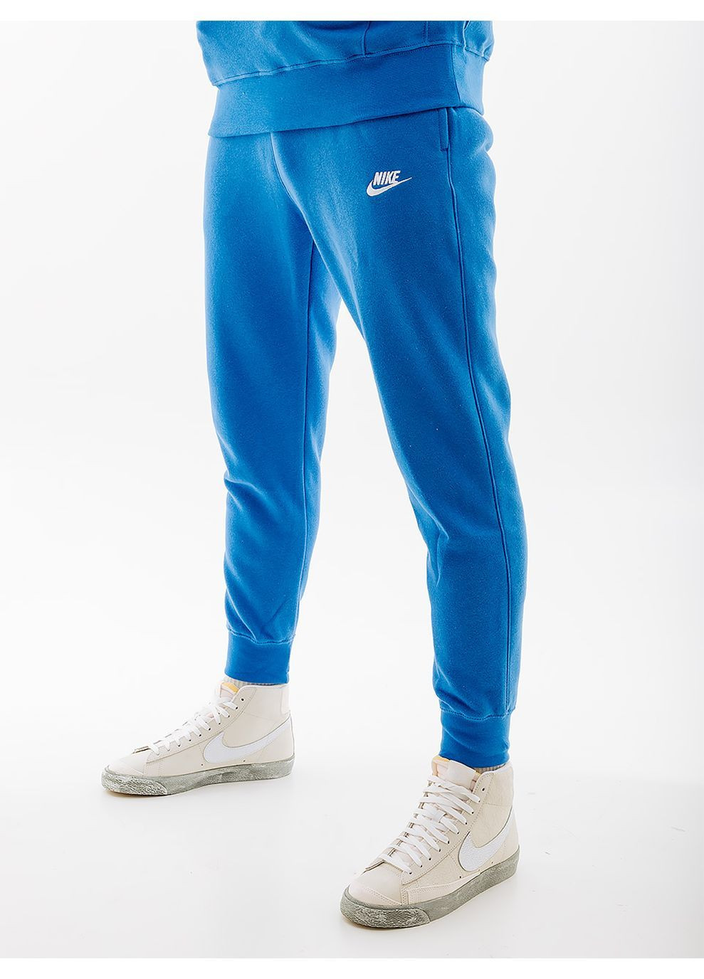 Голубые спортивные демисезонные брюки Nike