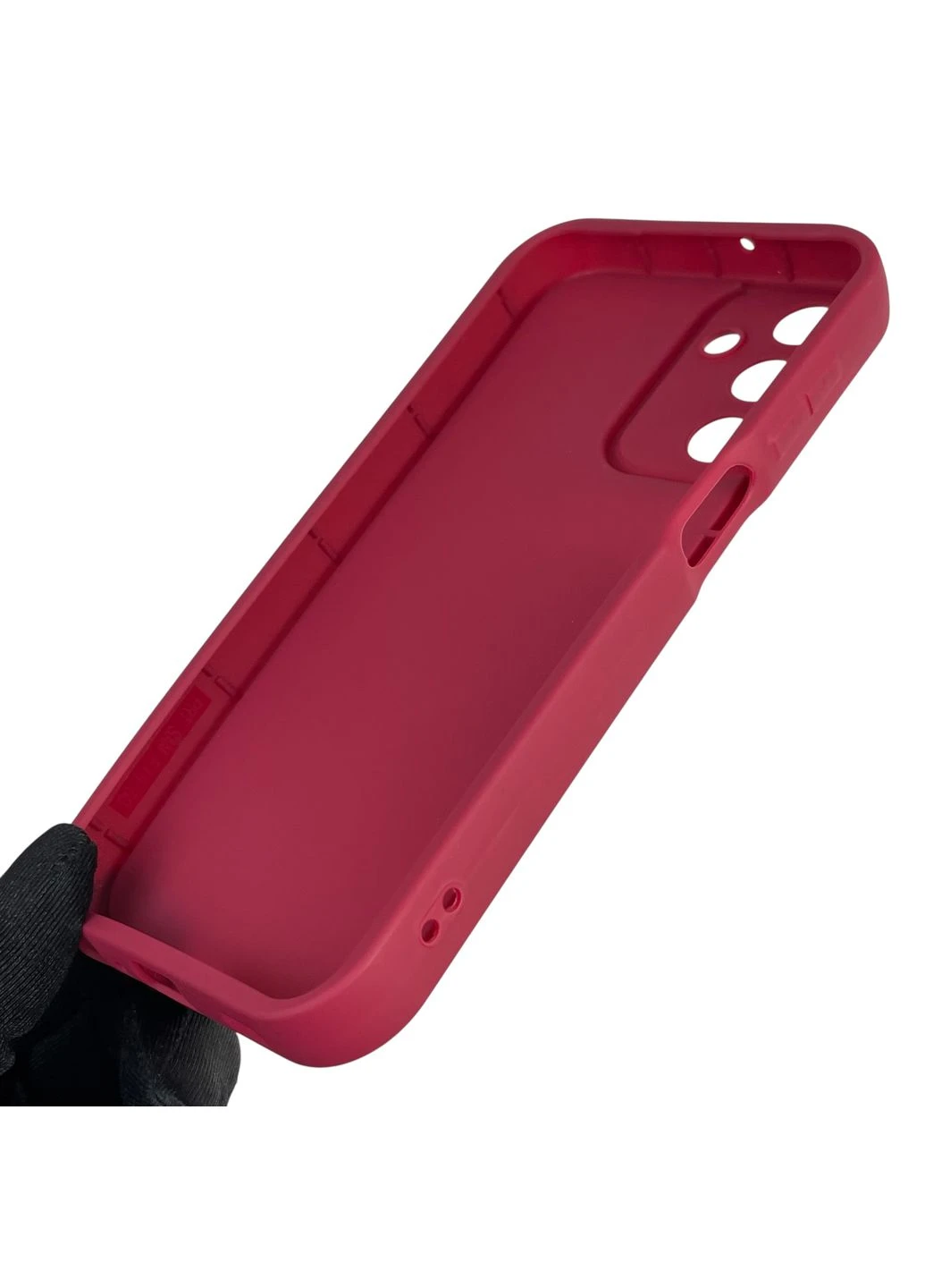 Чехол силиконовый оригинальный Soft Touch с 3D принтом вишенки для Galaxy M15 5G (Полная защита камеры) Samsung (378975921)