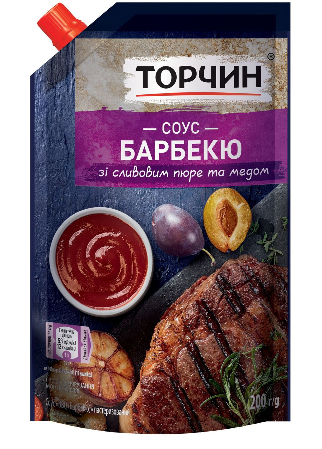 Соус со сливовым пюре и медом Барбекю 200г. Торчин (332812133)