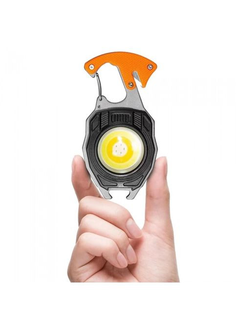 Ліхтар MULTIFUNCTIONAL W5147-COB (white+yellow+red), multitool, Li-Ion акум., магніт, карабін, викрутка, No Brand (323486367)