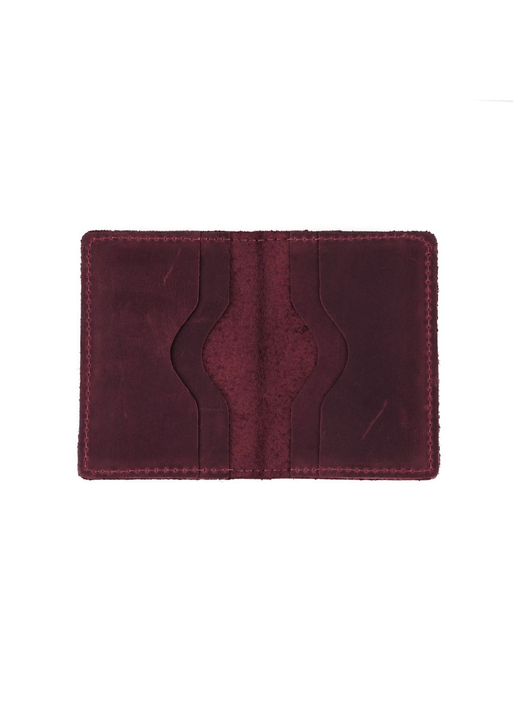 Персонализированная кожаная визитница двойная, кошелек для карт, картхолдер No Brand (304288052)