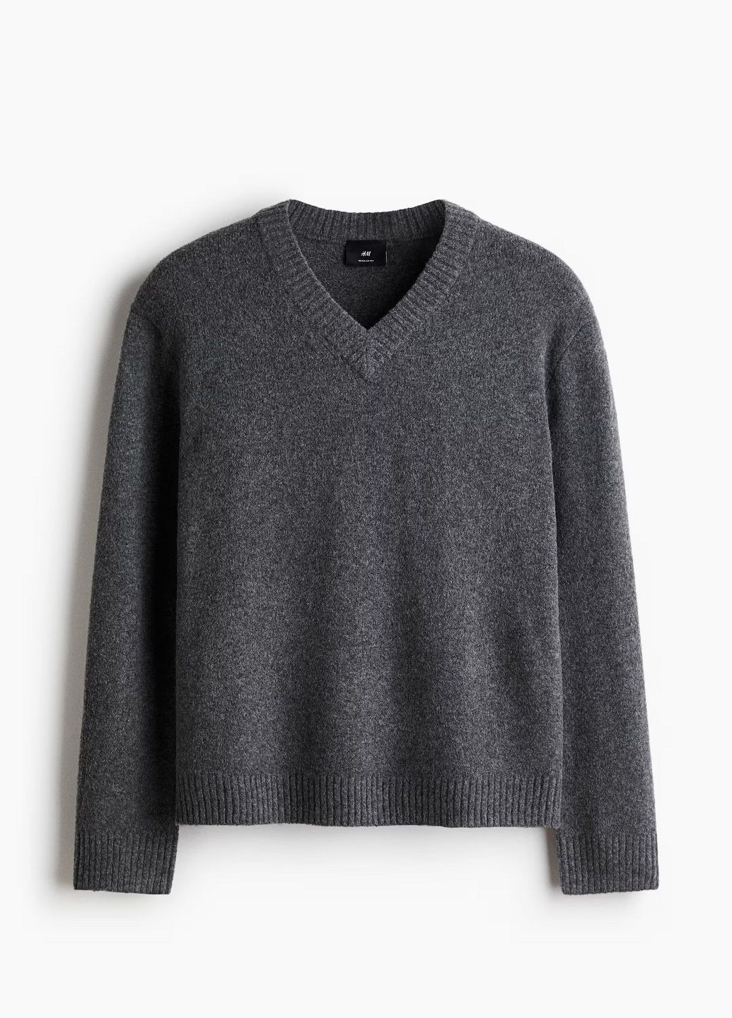 Темно-серый демисезонный свитер H&M