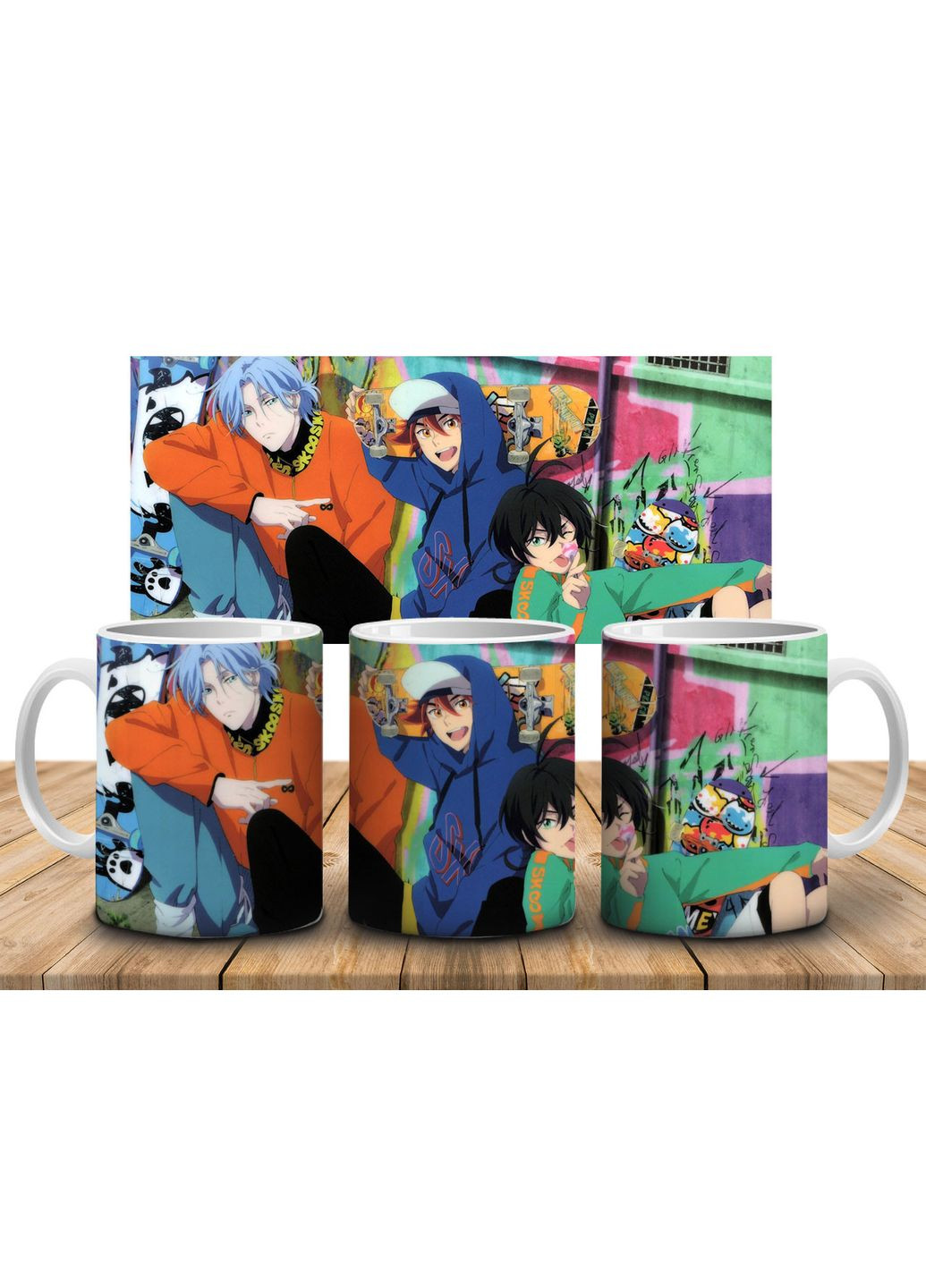 Кружка c принтом Скейт: Бесконечность / SK∞-4, 330 мл No Brand Чашка (324621769)