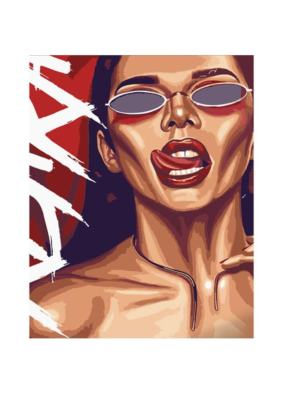 Картина за номерами для дівчаток 8+ Дівчина з перцем бавовняна розвивальна см Strateg (362435950)