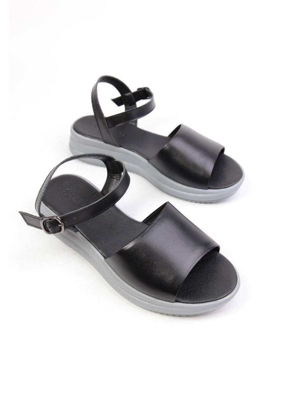 Черные босоножки Benito без застежки