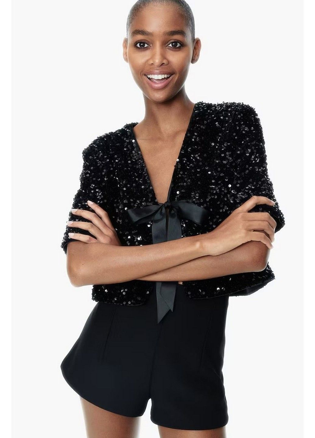 Чёрная блуза H&M