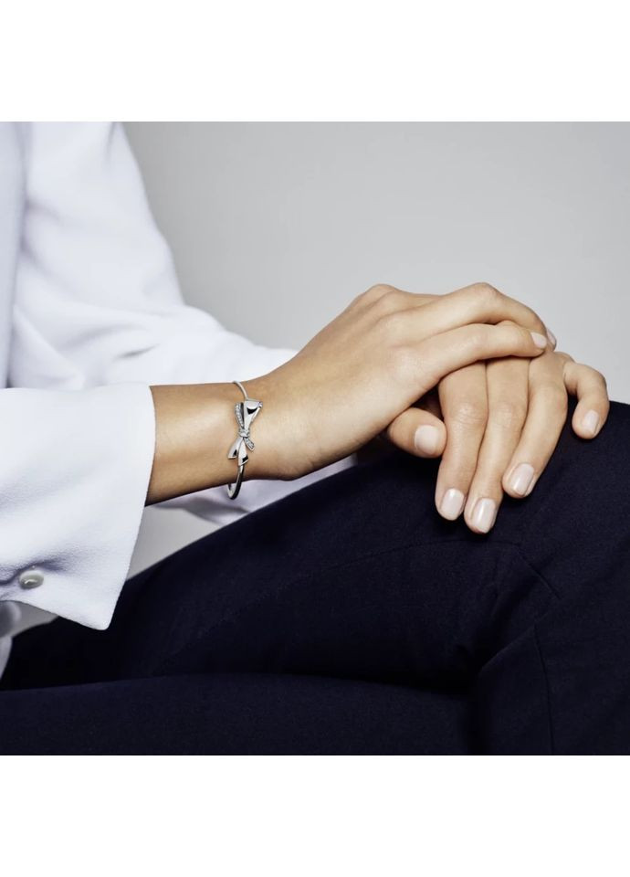 Срібний браслет з регульованою застібкою Пандора 597242CZ Kabluchka (355346650)