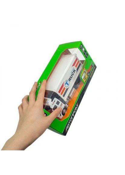 Машина мет. 1:38, фургон, батар.,мир.,звук, короб.25,5*12*9см (TS01091996285678) АВТОПРОМ (374477401)