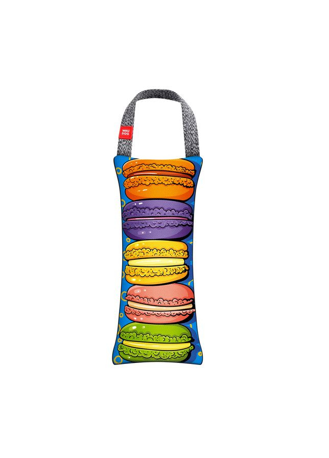 Игрушка для собак Fun с пищалкой, рисунок "Макароны", M, Ш 9 см, Д 21 см WAUDOG (322001450)