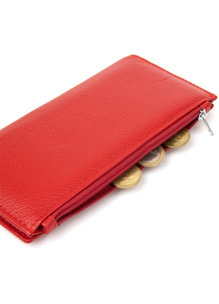 Жіночий шкіряний гаманець 19381 Червоний st leather (341257669)