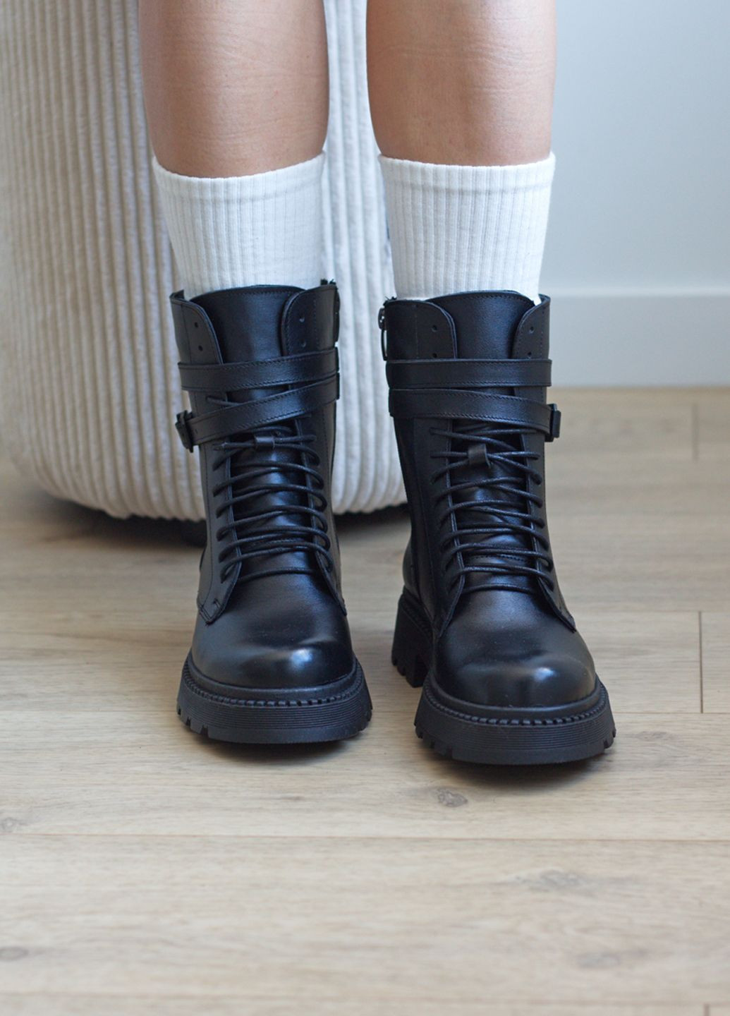 Осенние женские зимние ботинки из натуральной кожи. тимберленды No Brand