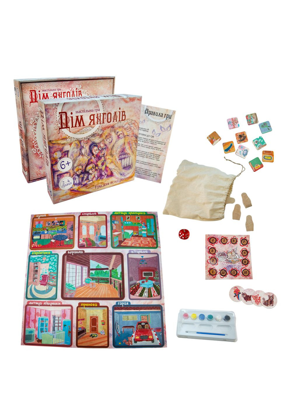 Настольная игра Дом ангелов для детей 6+, развивающая игра для семейного отдыха Strateg (369760311)