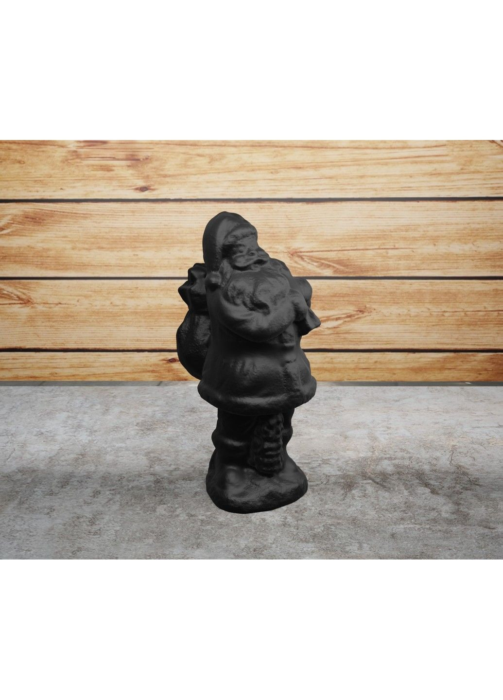 Фігурка. Санта Клаус (святий Миколай, дід мороз) з ялинкою та торбиною ЗаСвіт (280940459)