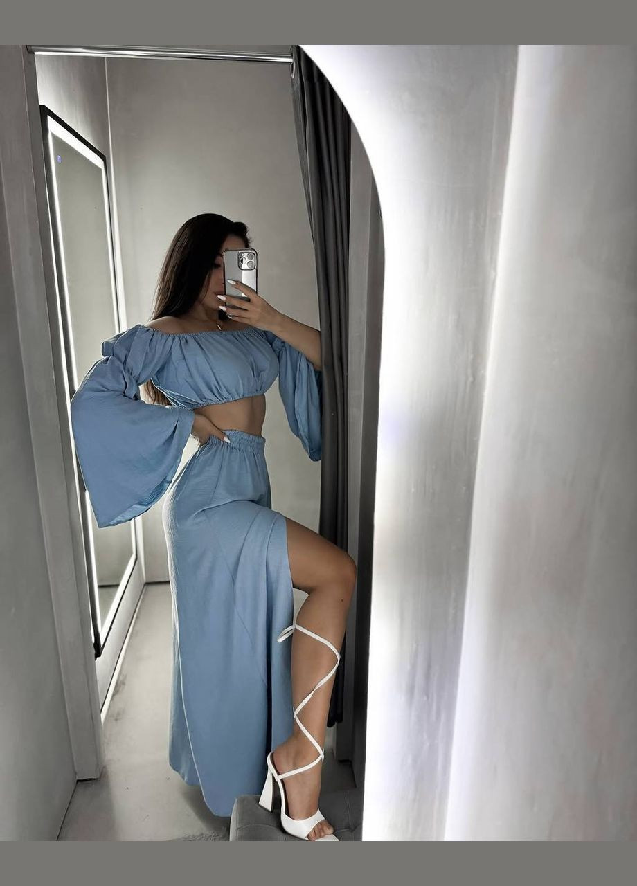 Костюм топ та штани з розрізом Україна (331108944)