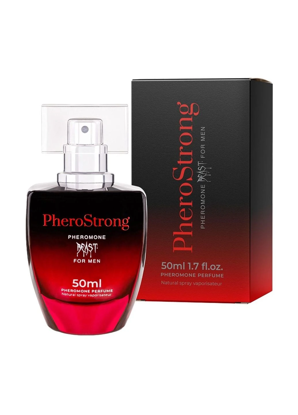 Парфуми з феромоном для чоловіків Beast With, 50 мл PheroStrong (374437619)