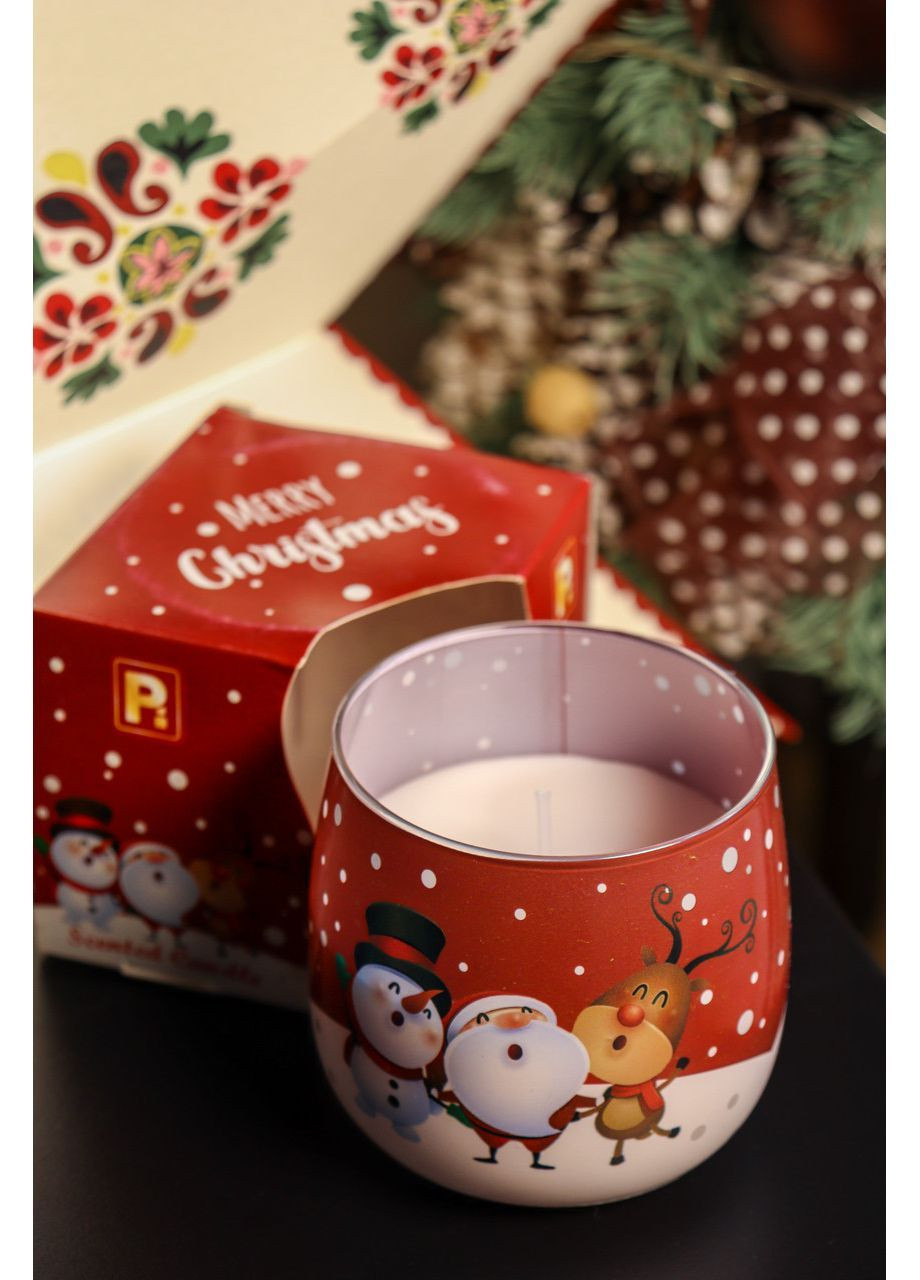 Свічка у склянці Pako Кросно "Сніговики" PAKO-IF (367055510)