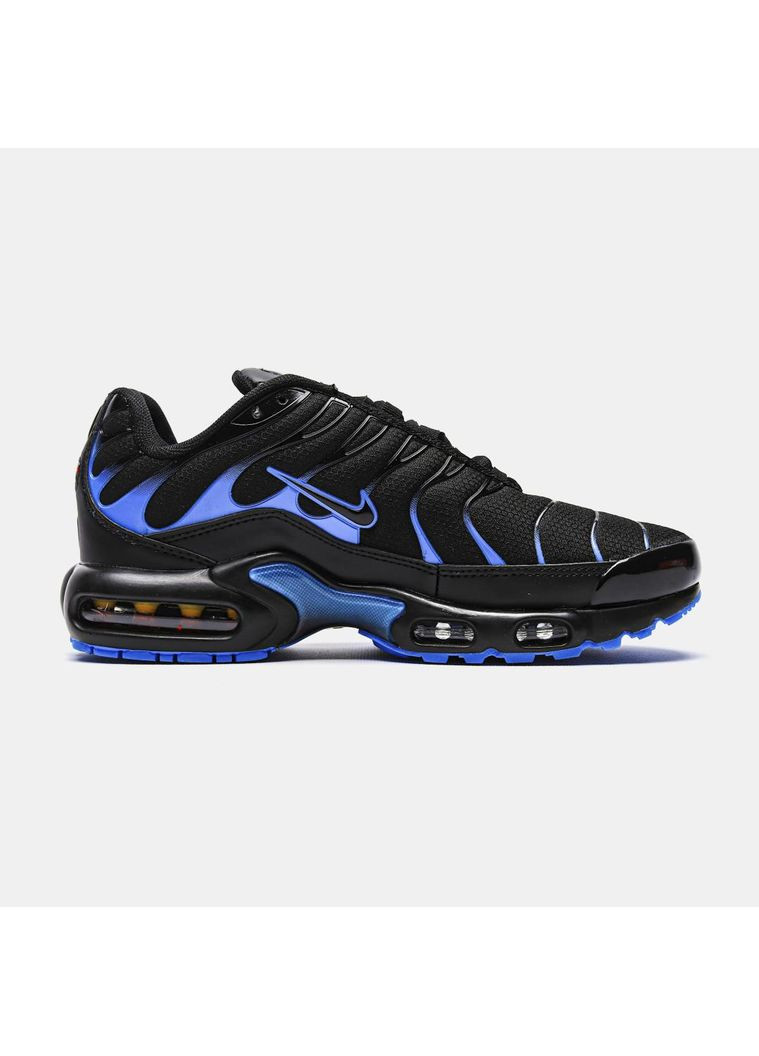 КРОССОВКИ ЖЕНСКИЕ NIKE TN AIR MAX PLUS BLACK UNIVERSITY BLUE НАЙК АИР МАКС ТН ПЛЮС No Brand чёрные демисезоны (367167483)