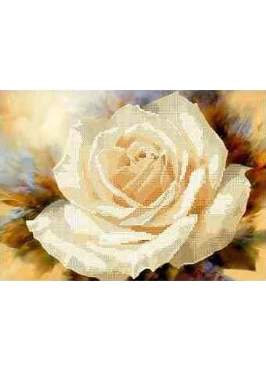 Схема для вишивки бісером " Ніжна троянда" часткова викладка, заготівля, 25х35 см No Brand (333165988)