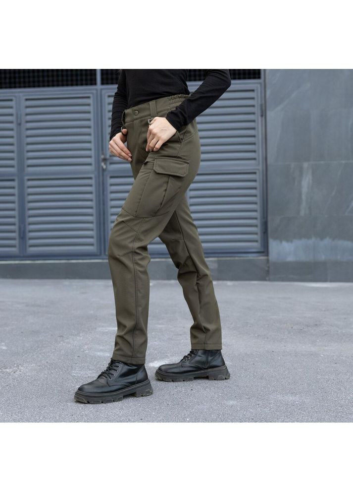 Тактические женские штаны Soft Shell олива Freedom (356174265)