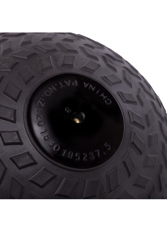 Слембол м'яч набивний для кросфіту і фітнесу Slam Ball Чорний (вес 6 кг) FI-7474-6 Zelart (367617562)