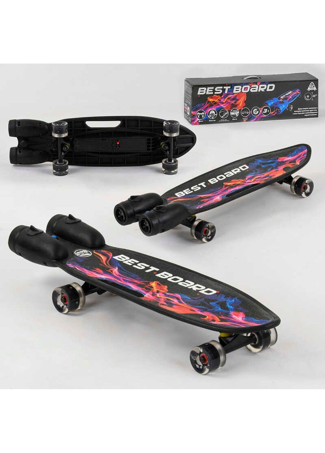 Скейтборд з музикою і димом Best Board (305823784)
