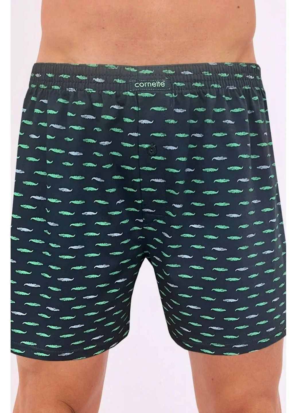 Труси-боксери з принтом Крокодили Comfort 002/301 Cornette (351583237)