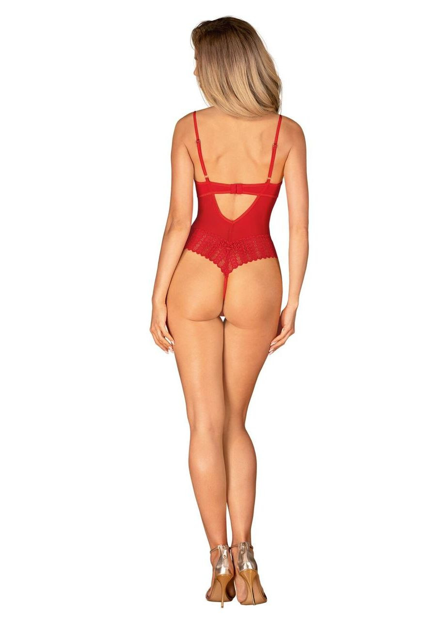 Боди Ingridia crotchless teddy XL/2XL Obsessive (303903847)