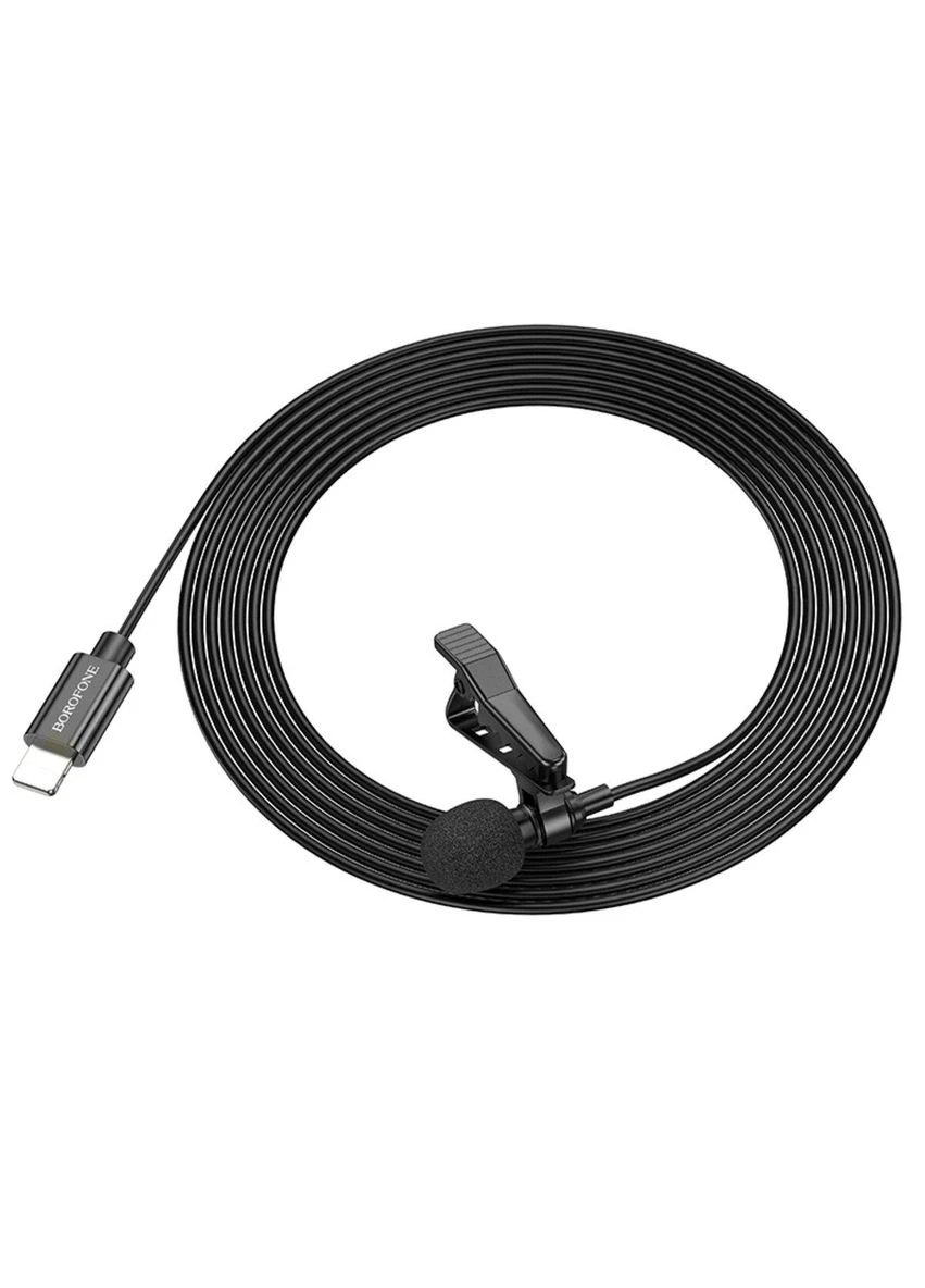 Мікрофонпетличка BFK11 Elegant lavalier microphone iP Black Borofone (299722328)