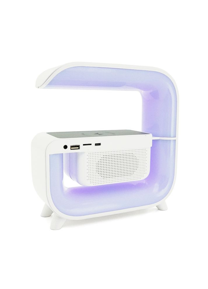 Настольная лампаничник G3, Bluetooth колонка, блопроводная зарядка телефона, свет RGB, Box Voltronic (315503495)