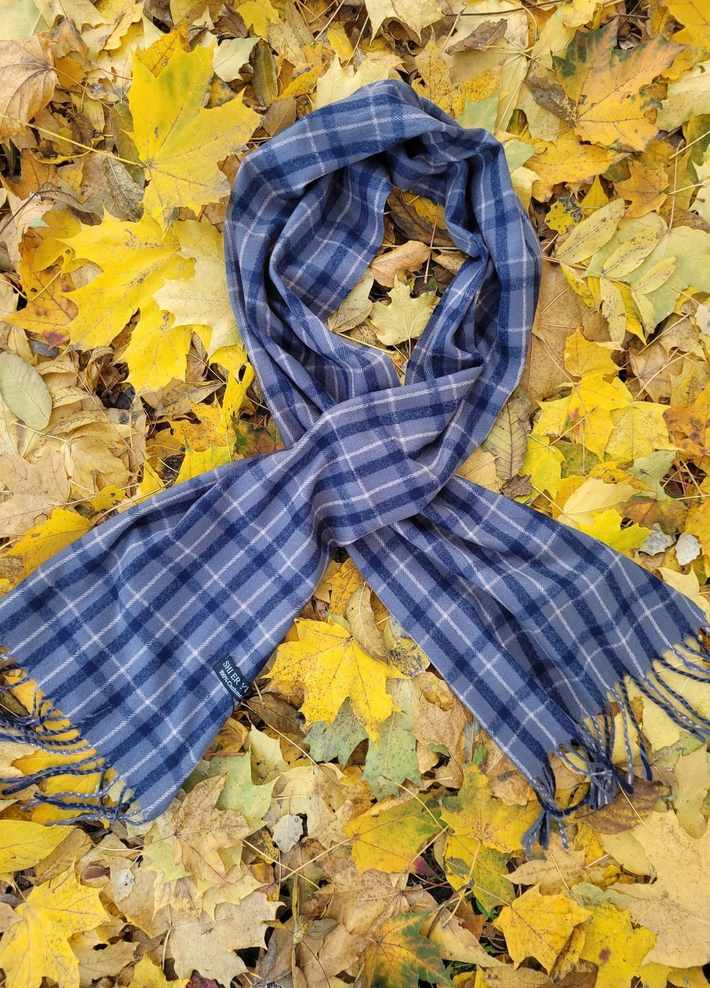 Мужской кашемировый шарф Клетка No Brand (367861758)