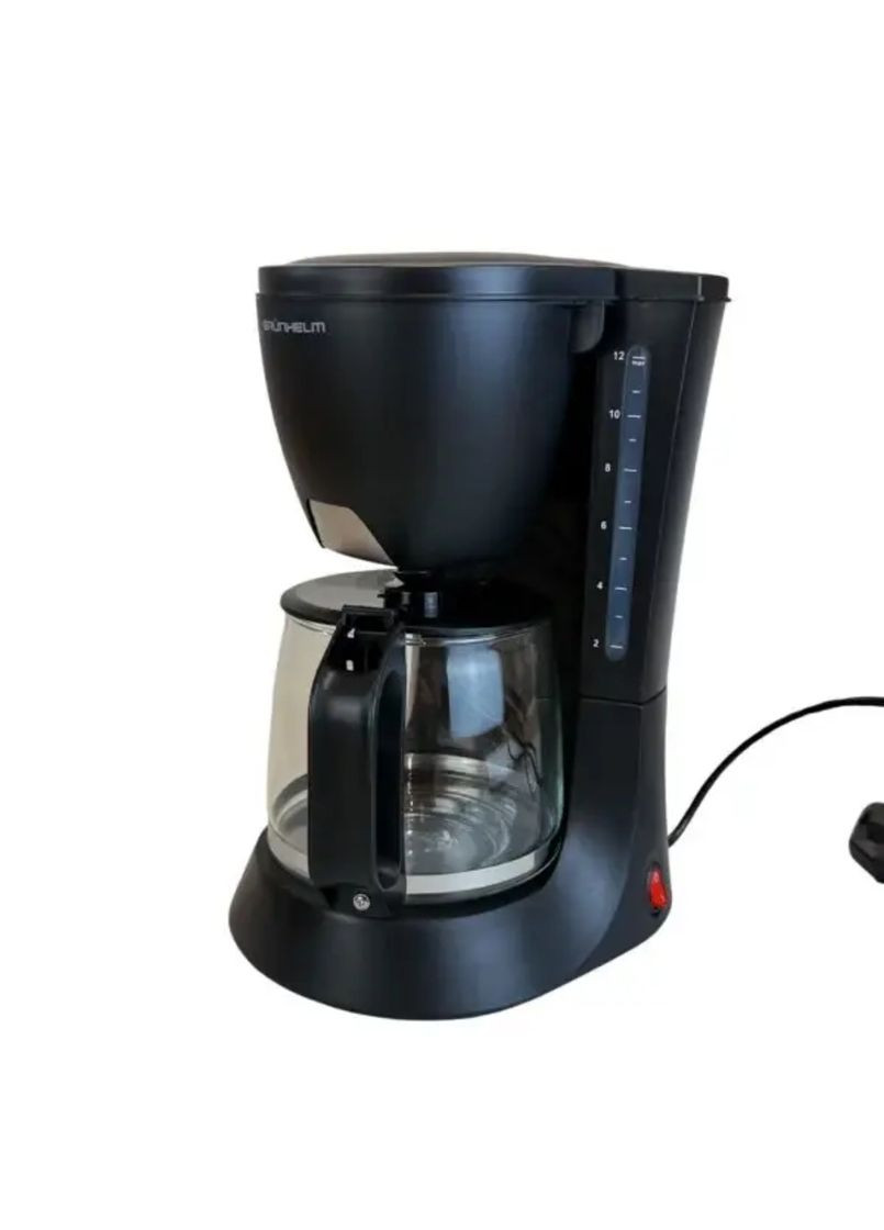 Кофеварка капельная GDC12 1.2 л 700 Вт Черный Grunhelm (346494048)