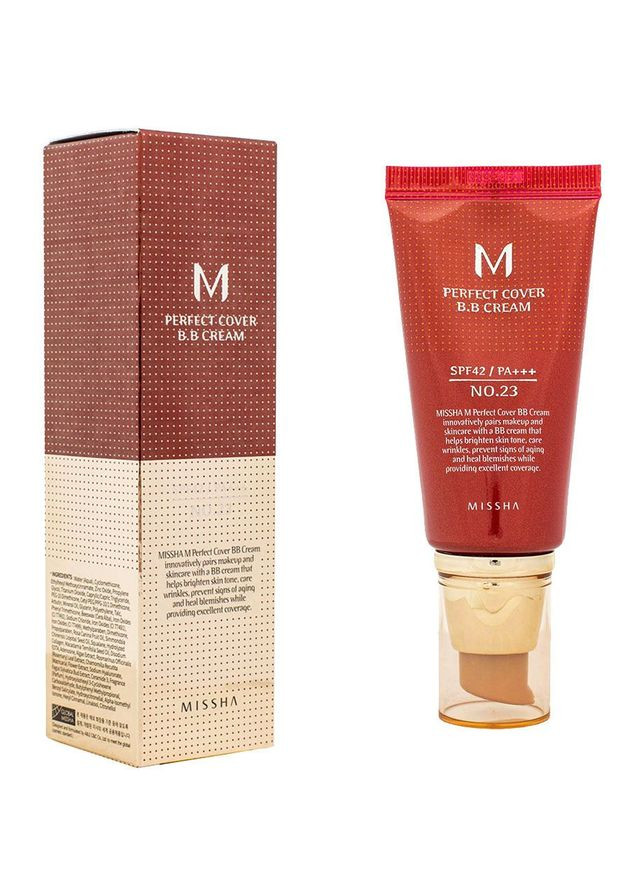 MISSHA ВВ-крем M Perfect Cover RX SPF42/PA+++ відтінок 23 (Natural Beige) 50 мл — Крем, Південна Корея (360999227)