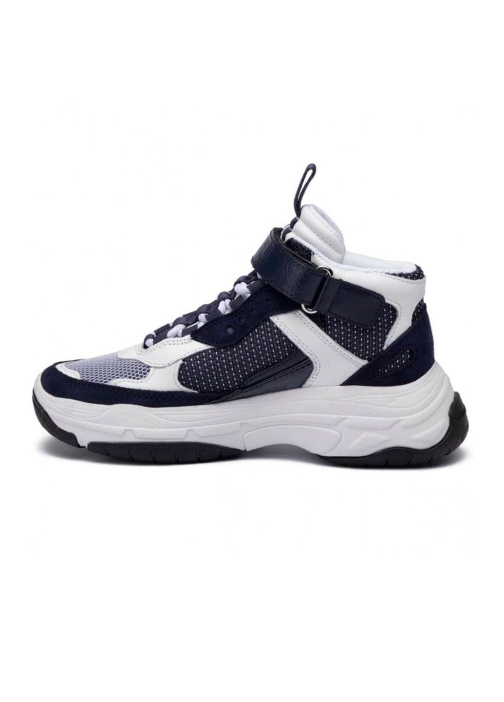 Женские кроссовки-хайтопы Calvin Klein Jeans синие демисезоны (328386481)