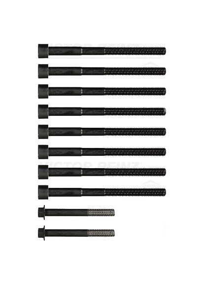 Комплект болтов с головкой системы TORX из черного металла LC 4.0/4.0 VVTI 03- 1GR-FE VR 14-32333-01 Toyota (354333372)