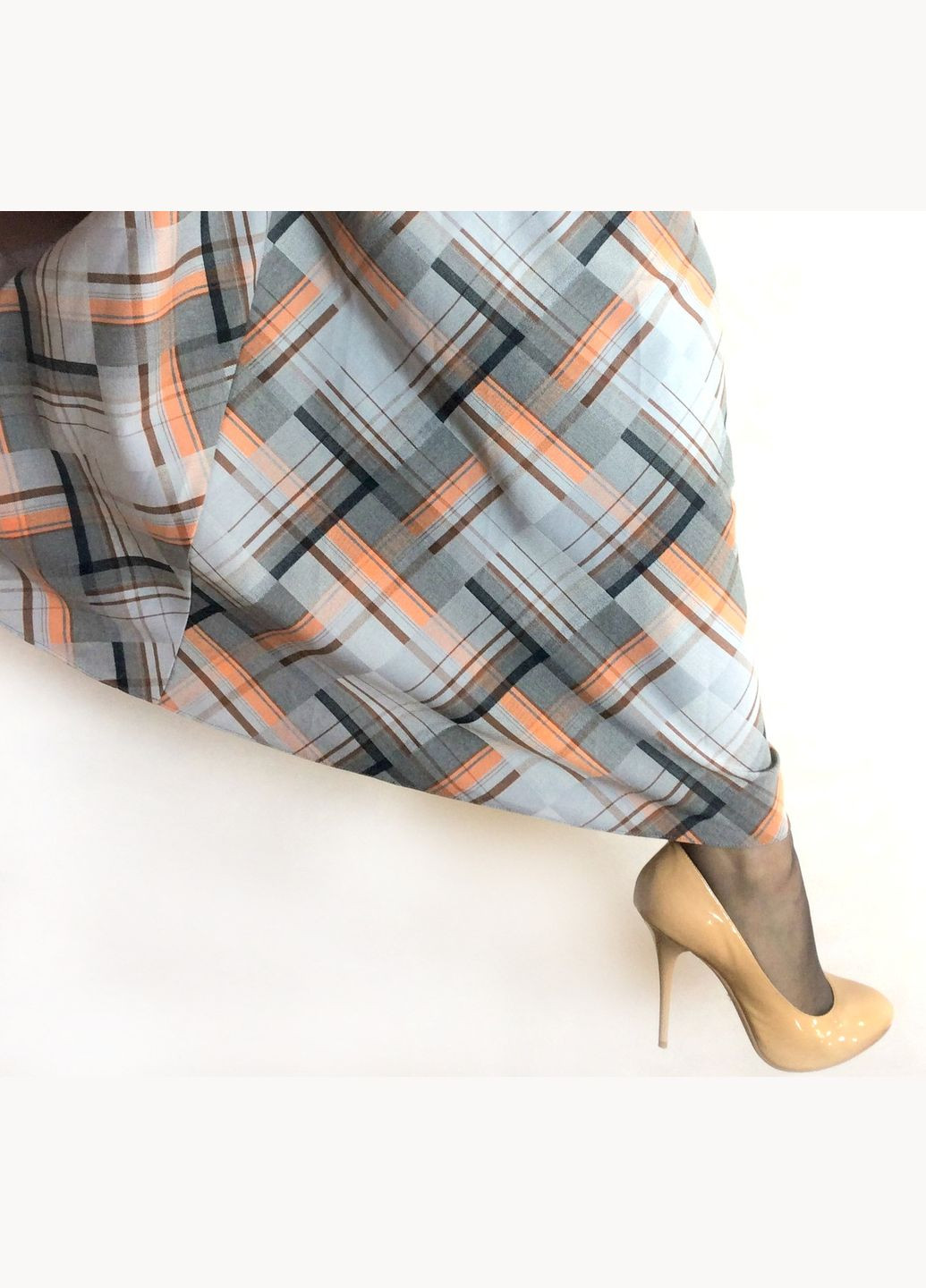 Серое деловое платье длинное в пол карта п188 2 Льва