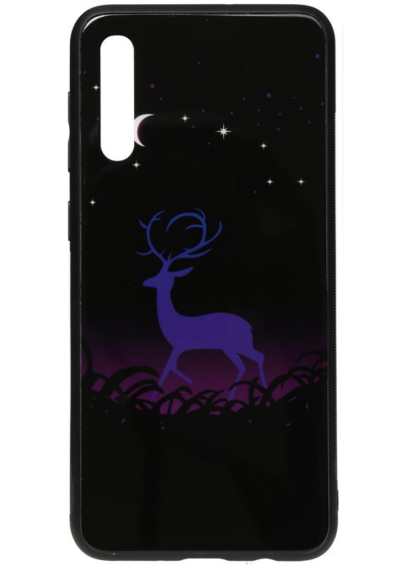 Чехолнакладка Night Light Print Glass Case Samsung Galaxy A30s/A50/A50s Deer Toto (301836076)