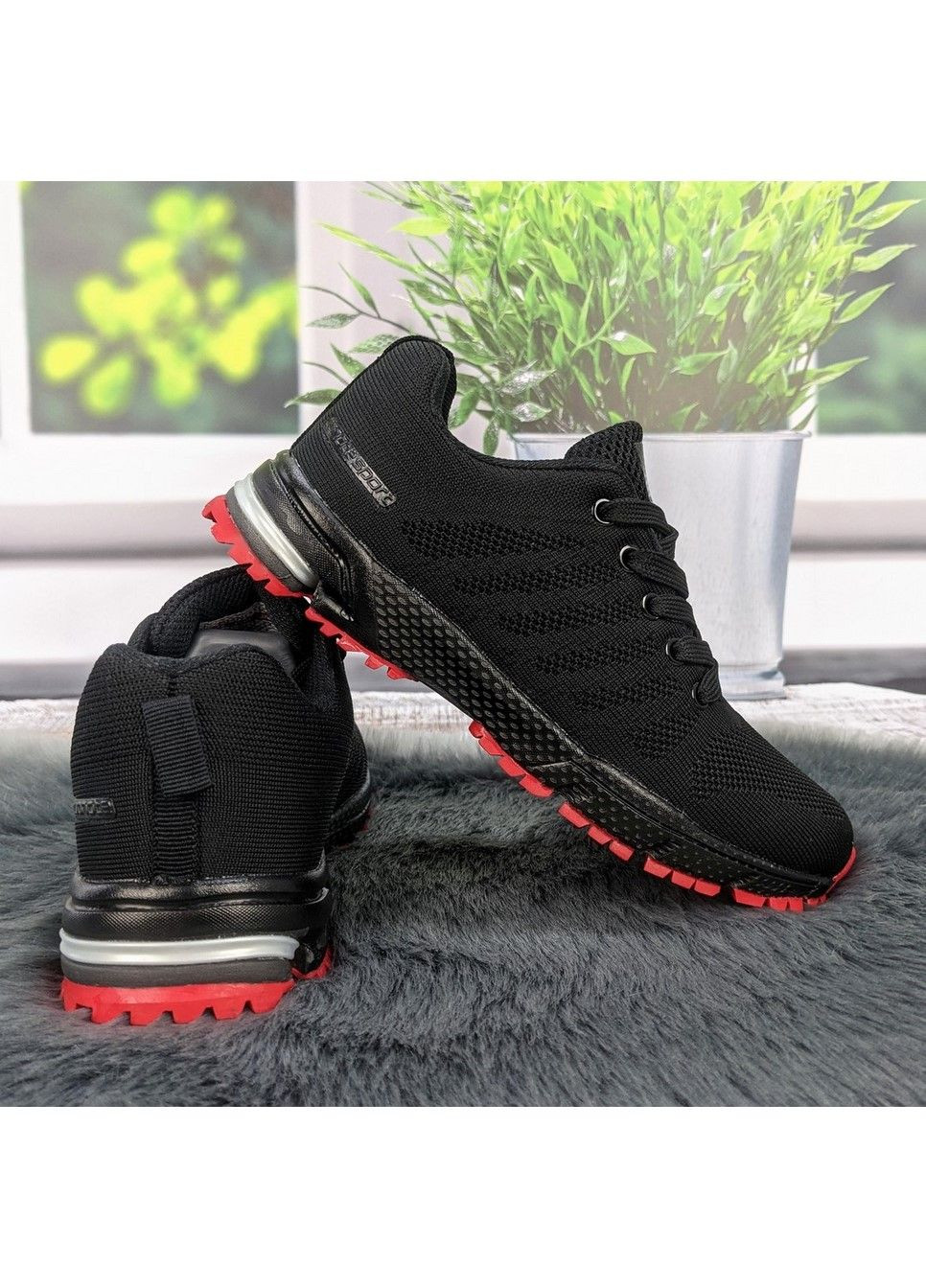 Черные демисезонные кроссовки подростковые Bonote