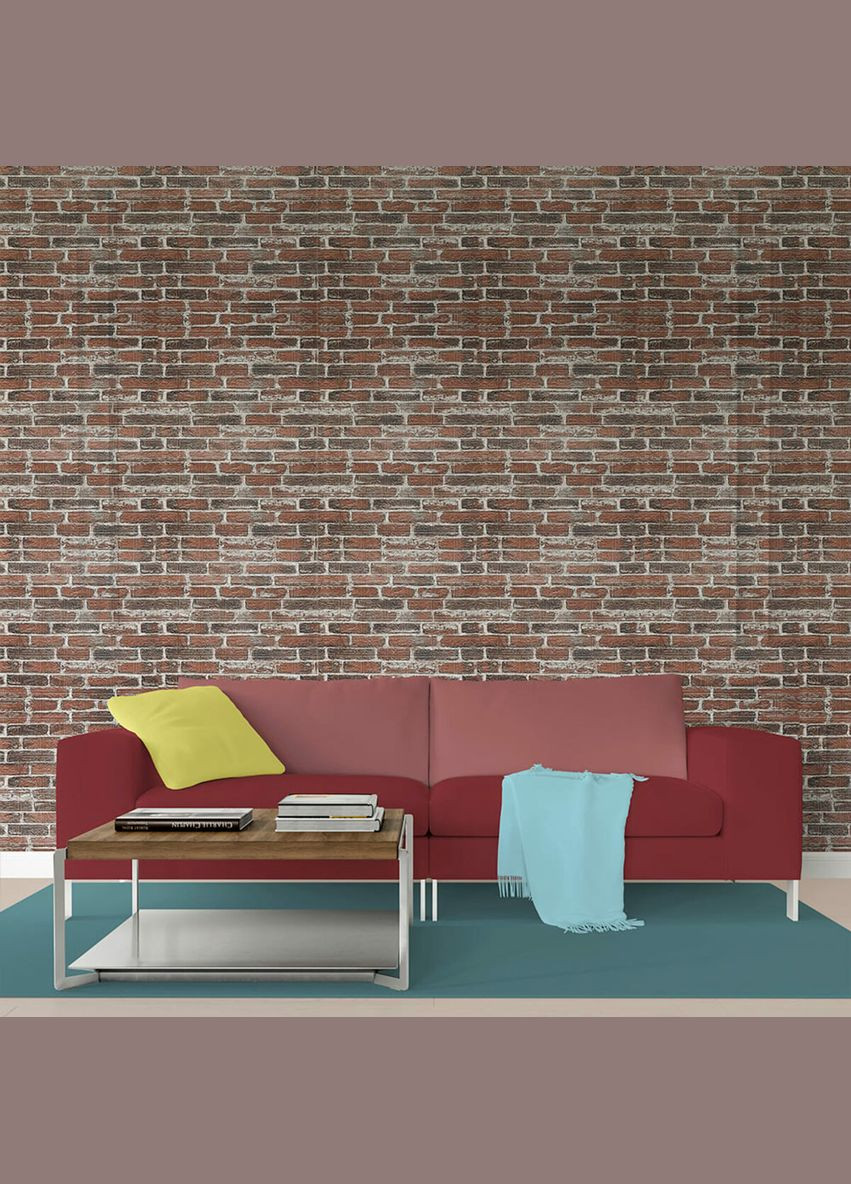 Самоклеющаяся 3D панель под красный екатеринослав кирпич 3080х700х3мм Sticker Wall (298347743)