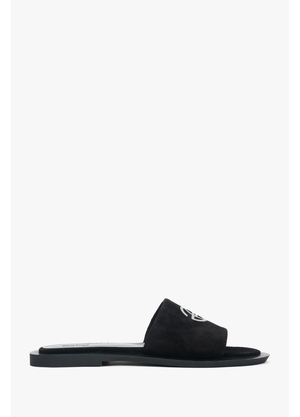 Шльопанці, колір чорний Estro (367179652)