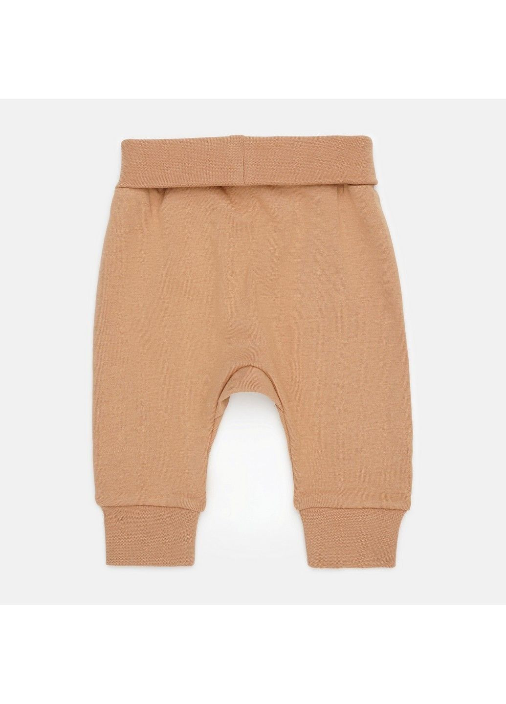 Темно-бежевые кэжуал летние брюки H&M