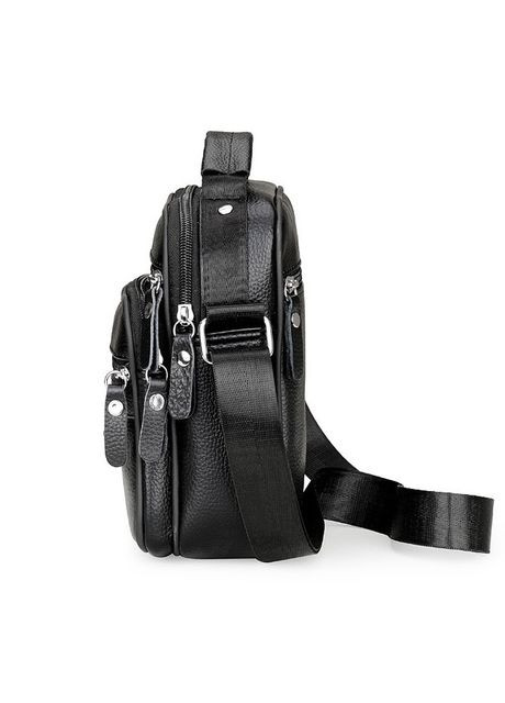 Мужская кожаная барсетка через плечо компактная функциональная с черной ручкой Bx-54551 Bexhill (341309579)